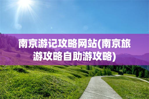 南京游记攻略网站(南京旅游攻略自助游攻略)