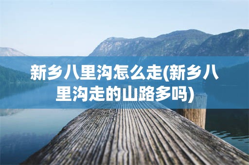 新乡八里沟怎么走(新乡八里沟走的山路多吗)