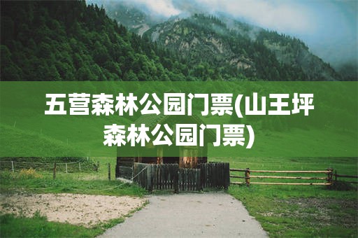 五营森林公园门票(山王坪森林公园门票)