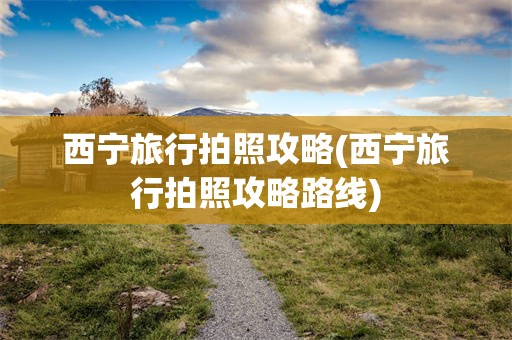 西宁旅行拍照攻略(西宁旅行拍照攻略路线)