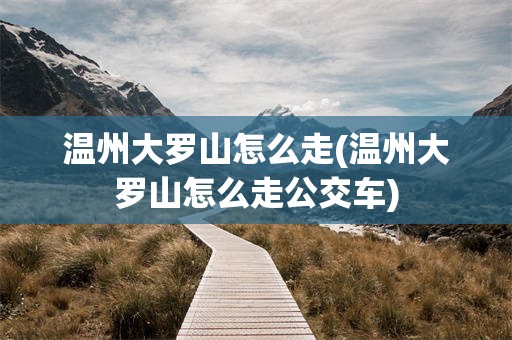 温州大罗山怎么走(温州大罗山怎么走公交车)