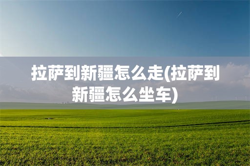 拉萨到新疆怎么走(拉萨到新疆怎么坐车)