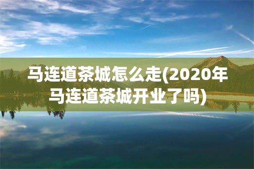 马连道茶城怎么走(2020年马连道茶城开业了吗)