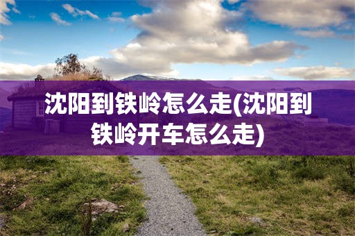 沈阳到铁岭怎么走(沈阳到铁岭开车怎么走)