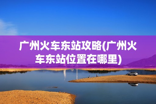 广州火车东站攻略(广州火车东站位置在哪里)