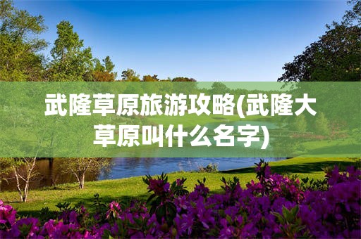 武隆草原旅游攻略(武隆大草原叫什么名字)