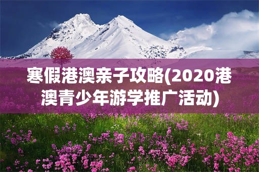 寒假港澳亲子攻略(2020港澳青少年游学推广活动)