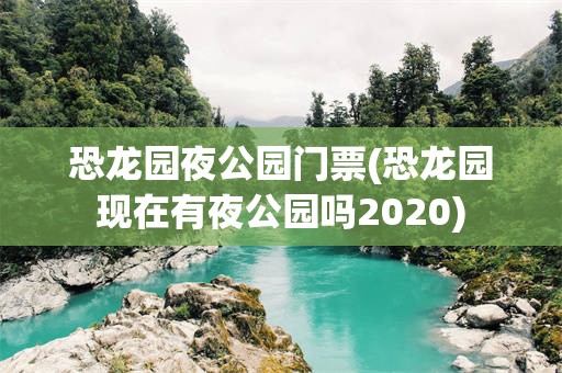 恐龙园夜公园门票(恐龙园现在有夜公园吗2020)