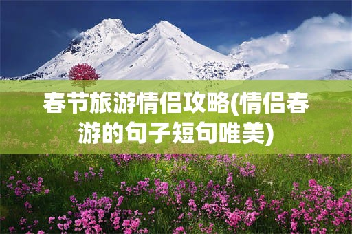 春节旅游情侣攻略(情侣春游的句子短句唯美)