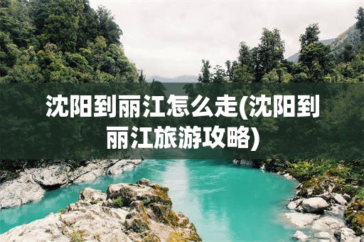 沈阳到丽江怎么走(沈阳到丽江旅游攻略)