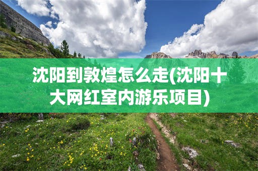 沈阳到敦煌怎么走(沈阳十大网红室内游乐项目)