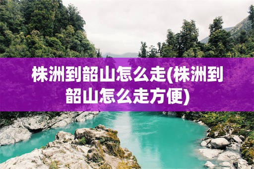 株洲到韶山怎么走(株洲到韶山怎么走方便)